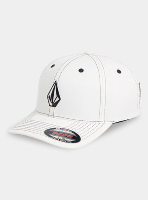 VOLCOM Full Stone Flexfit Hat - White