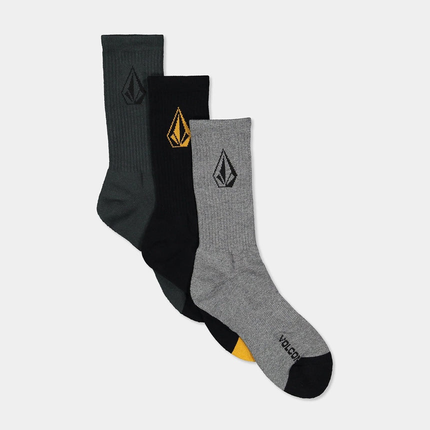 VOLCOM Full Stone Mix Sock 3 Pack - Multi