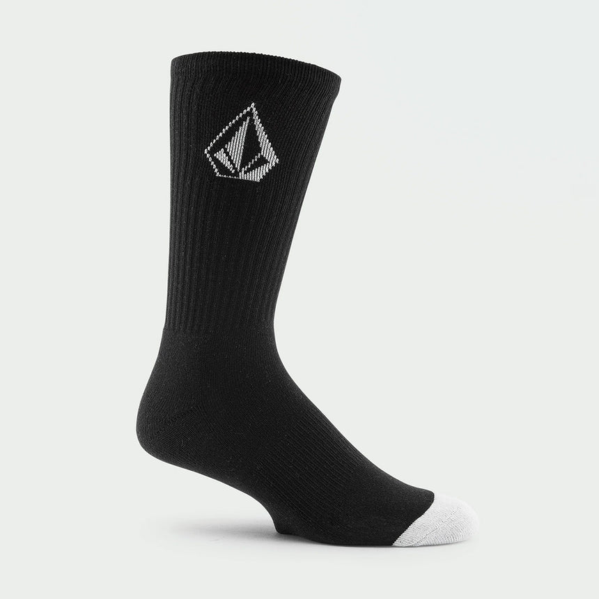 VOLCOM Full Stone Sock 3 Pack - Black