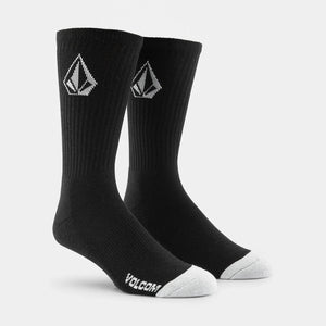 VOLCOM Full Stone Sock 3 Pack - Black