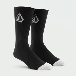 VOLCOM Full Stone Sock 3 Pack - Black