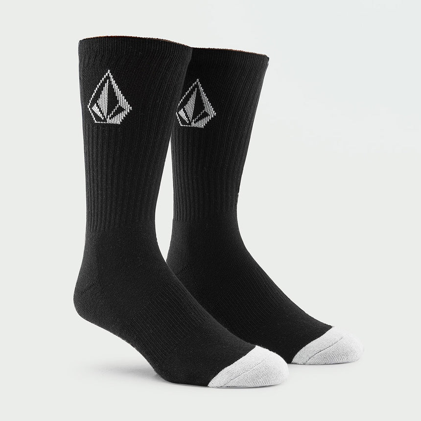 VOLCOM Full Stone Sock 3 Pack - Black