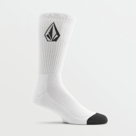 VOLCOM Full Stone Sock 3 Pack - White