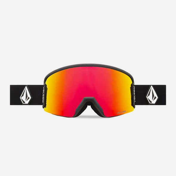 VOLCOM Garden 2 Goggle 2025 - Matte Black/Red Chrome