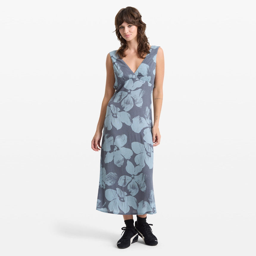 VOLCOM Grumpy Sunshine Dress - Blue Sapphire