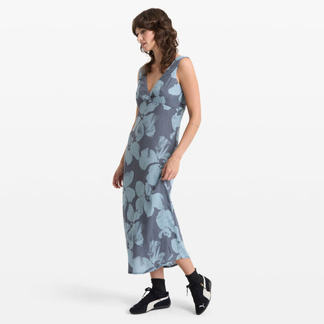 VOLCOM Grumpy Sunshine Dress - Blue Sapphire