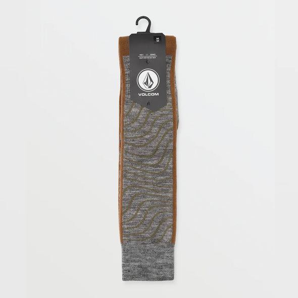 VOLCOM Heavy Over-The-Calf Snow Sock - Heather Grey