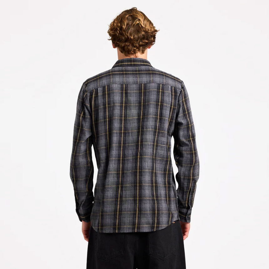 VOLCOM Heavy Twills Flannel Shirt - Gloss Black