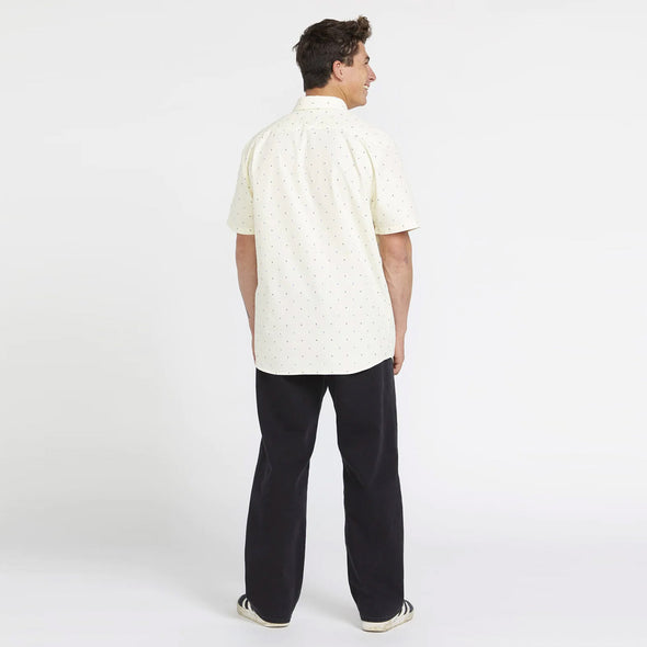 VOLCOM Honestone Short Sleeve Shirt - Off White