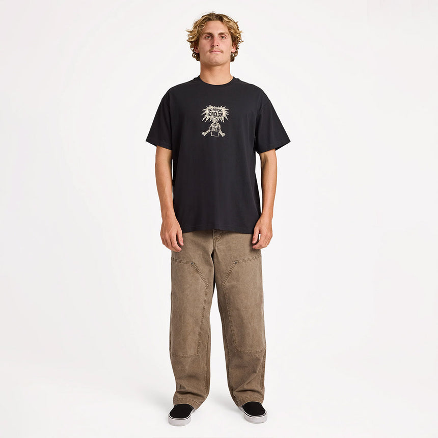 VOLCOM I Go Psycho Loose Tee - Black