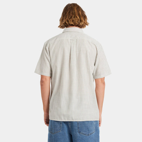 VOLCOM Irving Short Sleeve Shirt - Off White