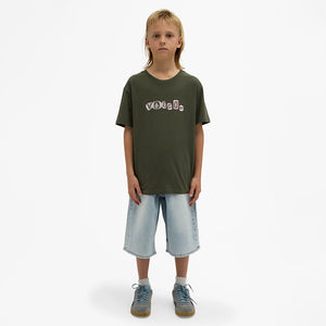VOLCOM Kids Angst Youth Tee - Squadron Green
