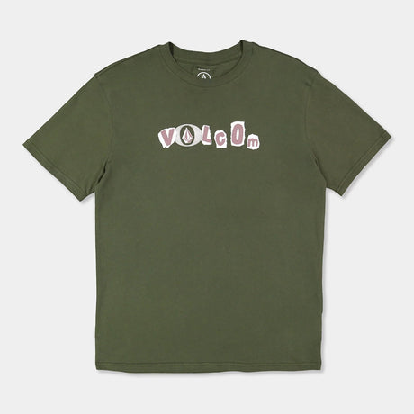 VOLCOM Kids Angst Youth Tee - Squadron Green