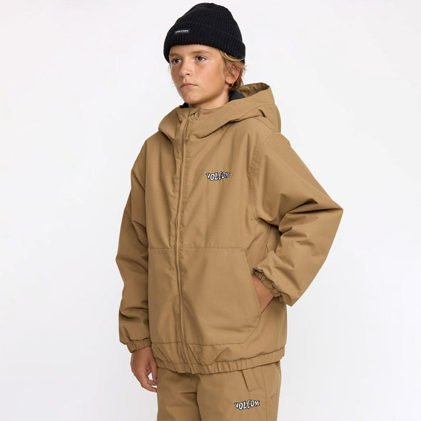VOLCOM Kids Chaos Full Zip Jacket 2026 - Bronze