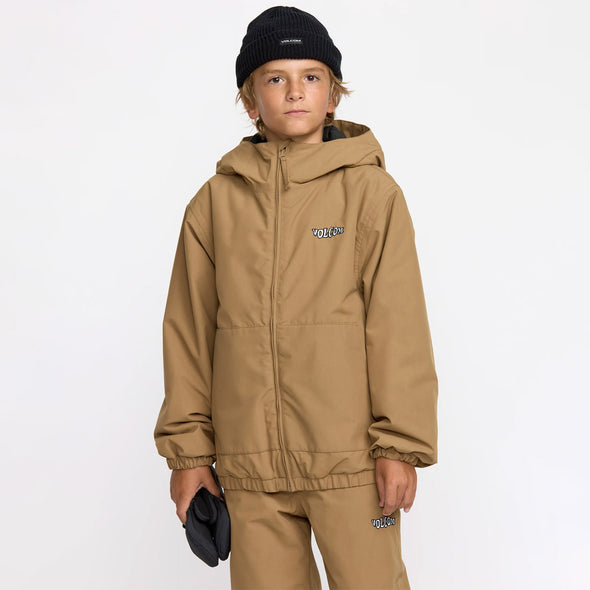 VOLCOM Kids Chaos Full Zip Jacket 2026 - Bronze