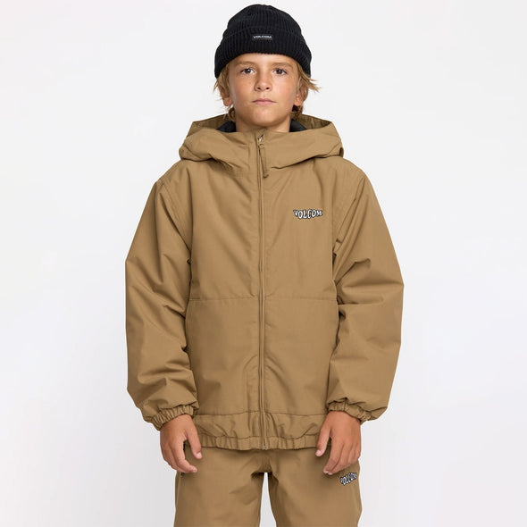 VOLCOM Kids Chaos Full Zip Jacket 2026 - Bronze