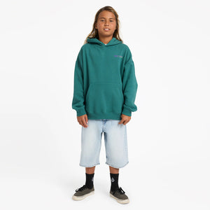 VOLCOM Kids Featured Artist Ben Sanaire Pullover - Rifle Green