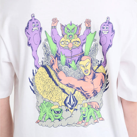 VOLCOM Kids Featured Artist Ben Sanaire Tee 2 - White