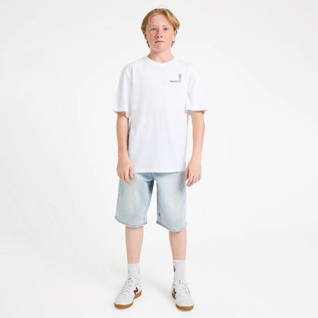 VOLCOM Kids Featured Artist Ben Sanaire Tee 2 - White
