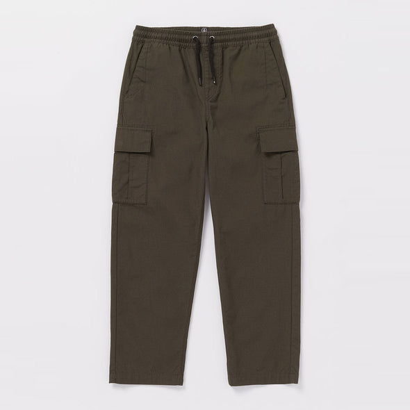 VOLCOM Kids March Cargo Elastic Waist Pant - Wren