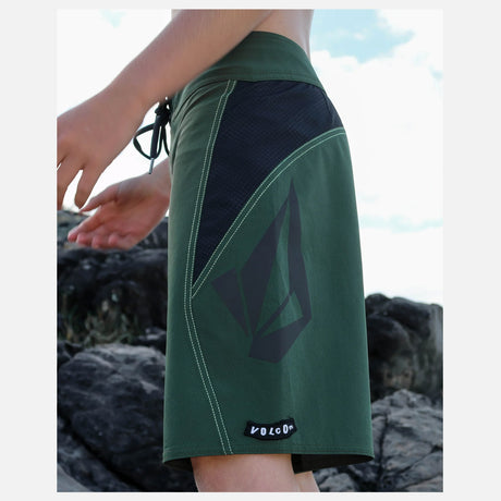 VOLCOM Kids Pro Stone Mod Youth Boardshorts - Squadron Green