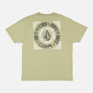 VOLCOM Kids Round Out Youth Tee - Green Tea