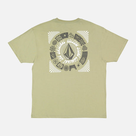 VOLCOM Kids Round Out Youth Tee - Green Tea