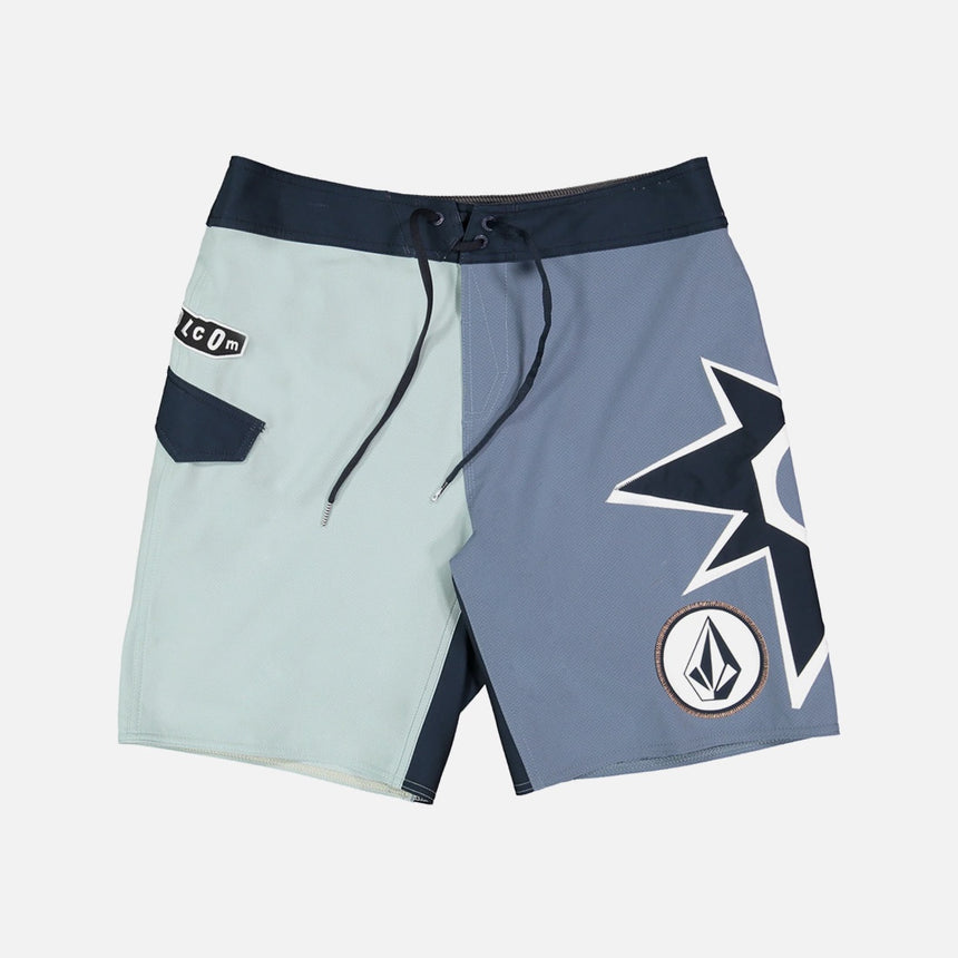 VOLCOM Kids St4r G4zer Mod Youth Boardshort - Blue Wash