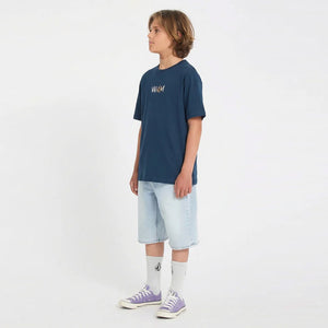 VOLCOM Kids Sunfish Tee - Dust Bowl Indigo