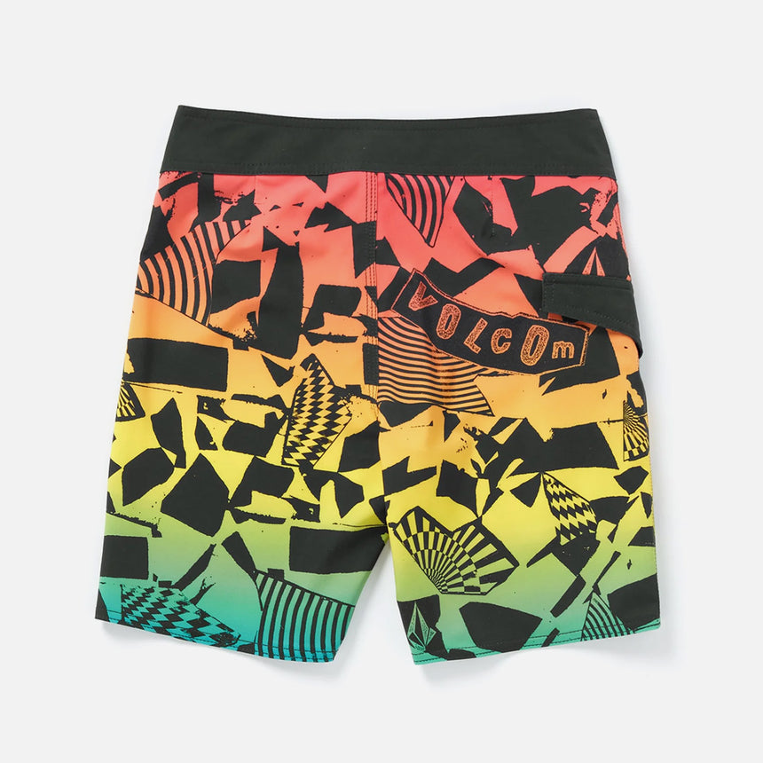 VOLCOM Kids Uproar Mod Boardshort - Washed Ruby