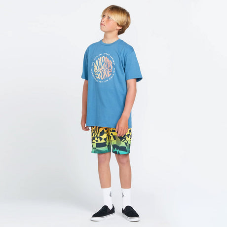 VOLCOM Kids Uproar Mod Boardshort - Washed Ruby