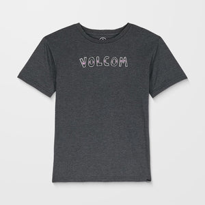 VOLCOM Kids Volfire Tee - Heather Black