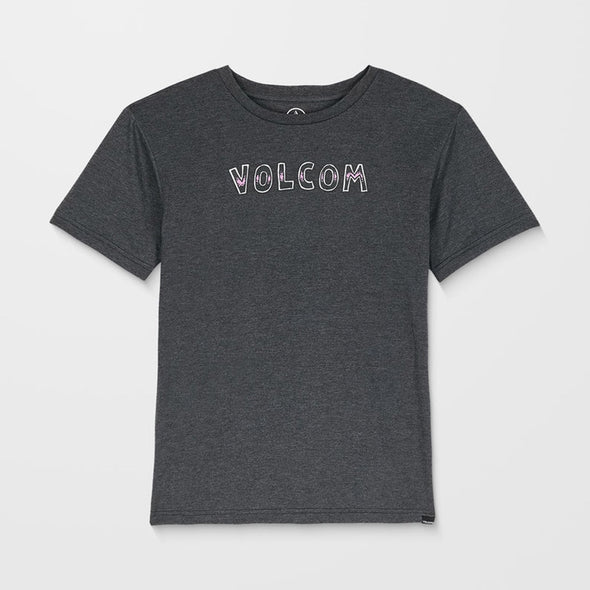 VOLCOM Kids Volfire Tee - Heather Black