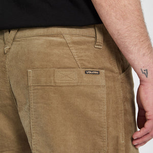 VOLCOM Kraftsman Cord Pant - Dark Khaki
