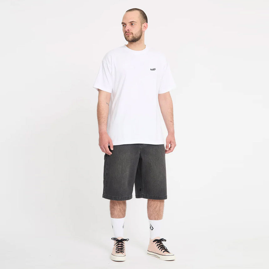 VOLCOM Kraftsman II Denim Short - Black/Grey