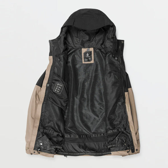 VOLCOM L Gore-Tex Jacket 2025 - Chestnut Brown