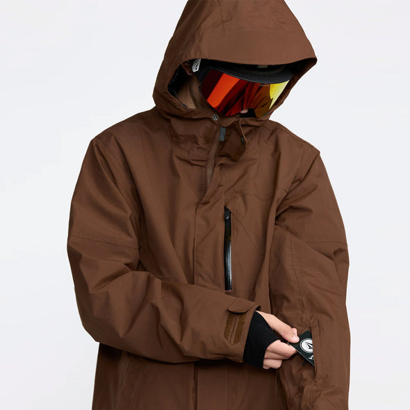 VOLCOM L Gore-Tex Jacket 2026 - Brown