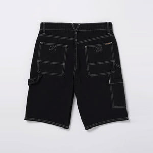 VOLCOM Labored Denim Utility Short - Black