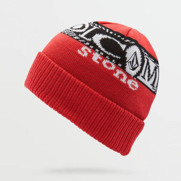 VOLCOM Lib Stone Legacy Beanie - Ribbon Red