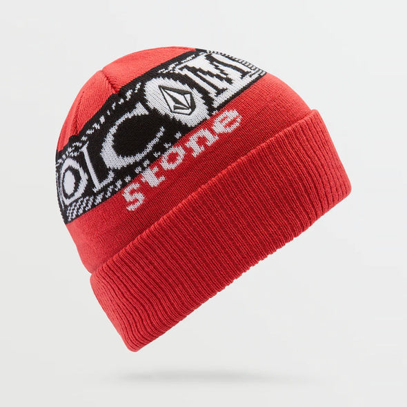 VOLCOM Lib Stone Legacy Beanie - Ribbon Red