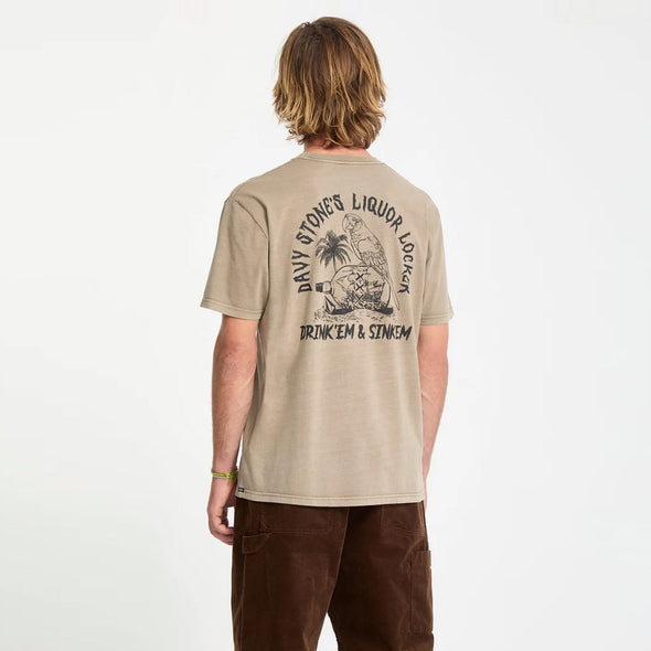VOLCOM Liquor Locker Tee - Brindle