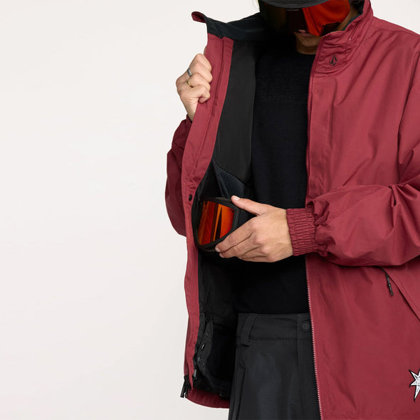VOLCOM Longo Gore-Tex Jacket 2026 - Burnt Red