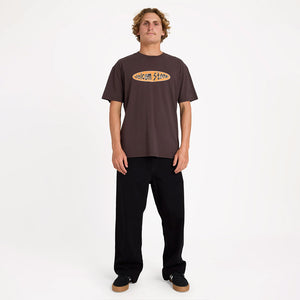 VOLCOM Lower Case Loose Tee - Cacao
