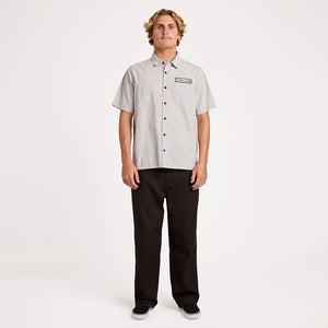 VOLCOM Magna Short Sleeve Shirt - Tower Grey