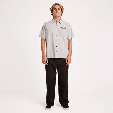 VOLCOM Magna Short Sleeve Shirt - Tower Grey
