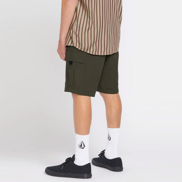 VOLCOM March Cargo Elastic Waist Short - Wren