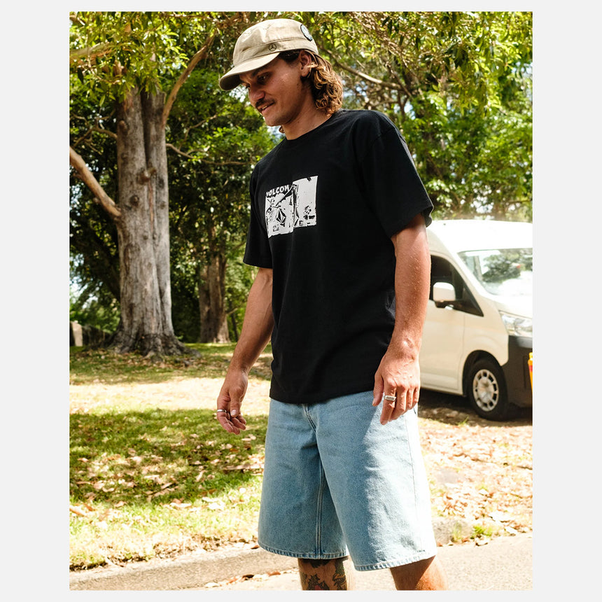 VOLCOM Mirrors Loose Tee - Black
