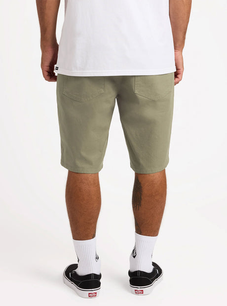 VOLCOM Modown Canvas 5 Pocket Short - Teak