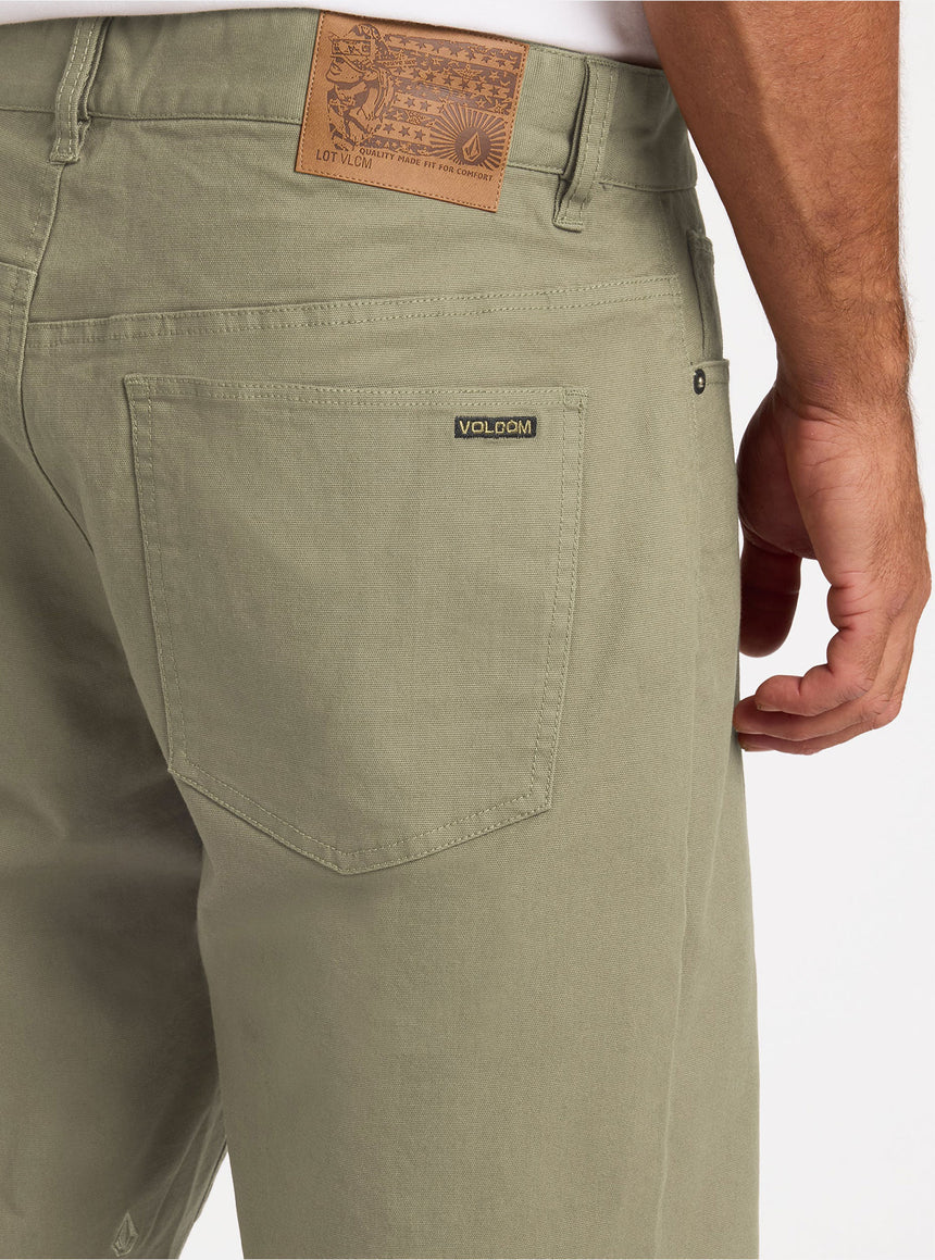 VOLCOM Modown Canvas 5 Pocket Short - Teak