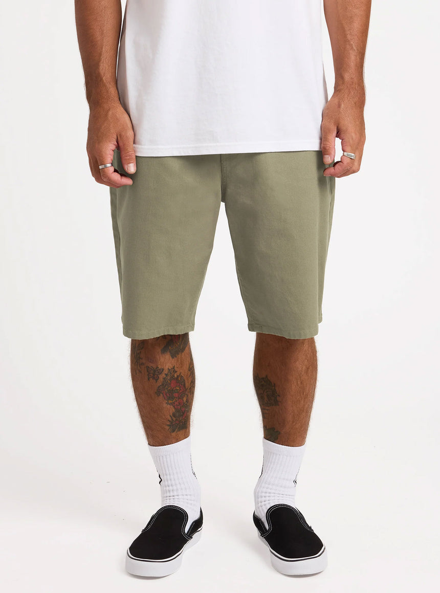 VOLCOM Modown Canvas 5 Pocket Short - Teak